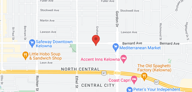 map of #310 983 Bernard Avenue